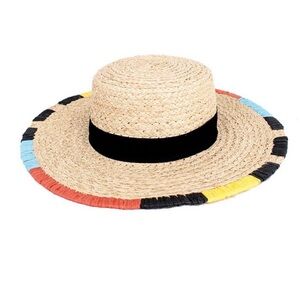 Peter Grimm Patricia wide brim boater Sun Hat O/S